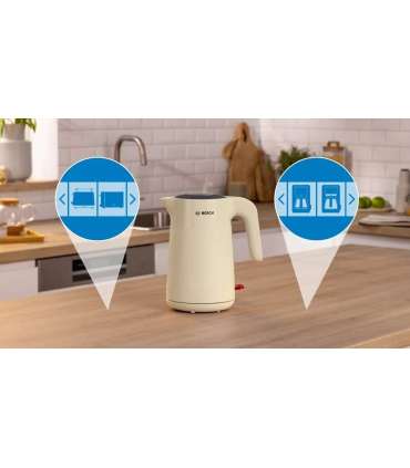 Bosch Kettle TWK2M167 MyMoment Electric 2400 W 1.7 L Plastic Beige