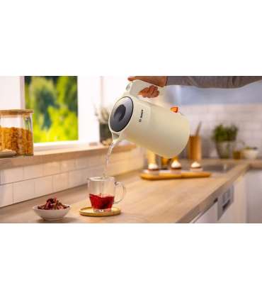 Bosch Kettle TWK2M167 MyMoment Electric 2400 W 1.7 L Plastic Beige