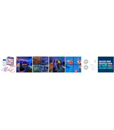 WiZ Smart WiFi RGBIC LED strip, 10m|17.9 W|RGB