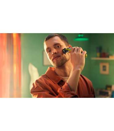 Philips Shaver QP2724/10 OneBlade Operating time (max) 45 min Wet & Dry NiMH Black/Lime