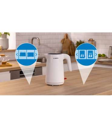 Bosch Kettle TWK2M161 MyMoment Electric 2400 W 1.7 L Plastic 360° rotational base White