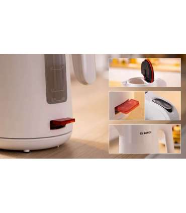 Bosch Kettle TWK2M161 MyMoment Electric 2400 W 1.7 L Plastic 360° rotational base White