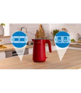 Bosch Kettle TWK2M164 MyMoment Electric 2400 W 1.7 L Plastic 360° rotational base Red