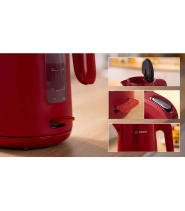 Bosch Kettle TWK2M164 MyMoment Electric 2400 W 1.7 L Plastic 360° rotational base Red