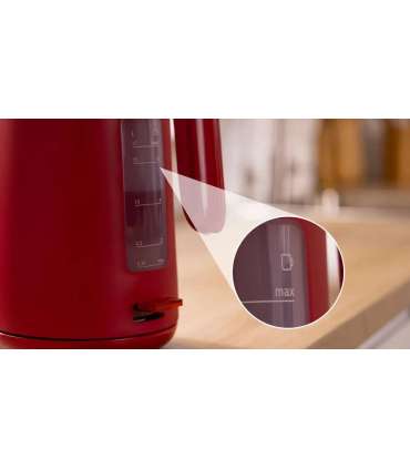 Bosch Kettle TWK2M164 MyMoment Electric 2400 W 1.7 L Plastic 360° rotational base Red