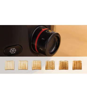 Bosch Compact Toaster TAT2M123 MyMoment Power 950 W Number of slots 2 Housing material Plastic Black