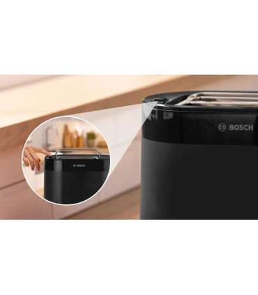 Bosch Compact Toaster TAT2M123 MyMoment Power 950 W Number of slots 2 Housing material Plastic Black