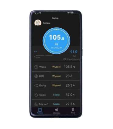 Adler Smart Bathroom Scale AD 8187 Auto power off Body Mass Index (BMI) measuring Maximum weight (capacity)