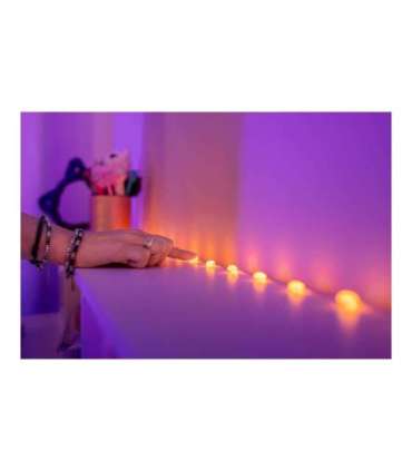 Twinkly Candies 200 Heart-shaped RGB LEDs, Green Wire, USB-C