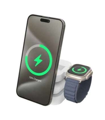 Hyper Hyperjuice Qi2 3-in-1 Magnetic Charging Stand