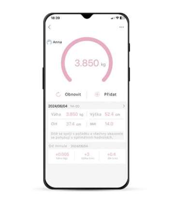 ETA Baby Scale ETA730690000 MIMI Maximum weight (capacity) 20 kg Accuracy 5 g White