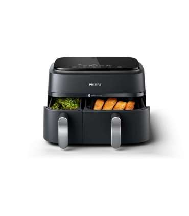 Philips Dual Basket Airfryer NA351/00 3000 Series Power 2750 W Capacity 9 L Rapid Air technology Black