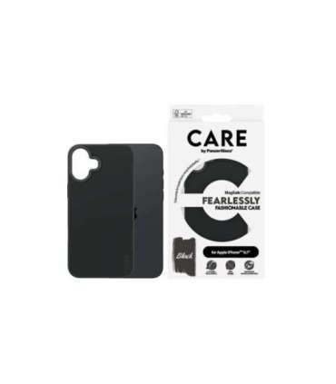 CARE by PanzerGlass Case Fashion Back protection Apple iPhone 16 Plus Recycled plastic Black MagSafe