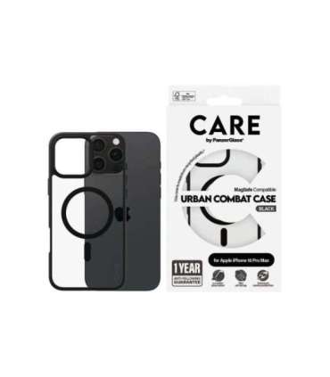 CARE Flagship Case Back cover Apple iPhone 16 Pro Max Recycled plastic Black MagSafe