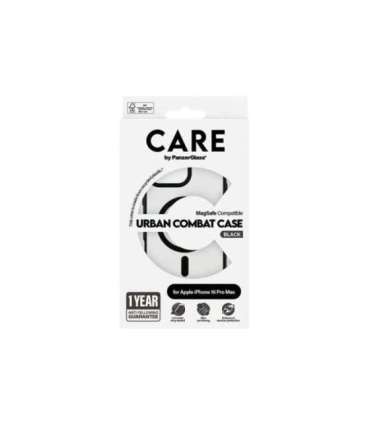 CARE Flagship Case Back cover Apple iPhone 16 Pro Max Recycled plastic Black MagSafe