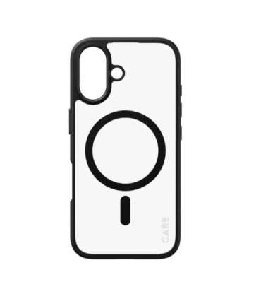 CARE Flagship Case Back cover Apple iPhone 16 Recycled plastic Black MagSafe