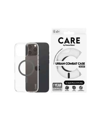 CARE Flagship Case Back cover Apple iPhone 16 Pro Max Recycled plastic Transparent MagSafe