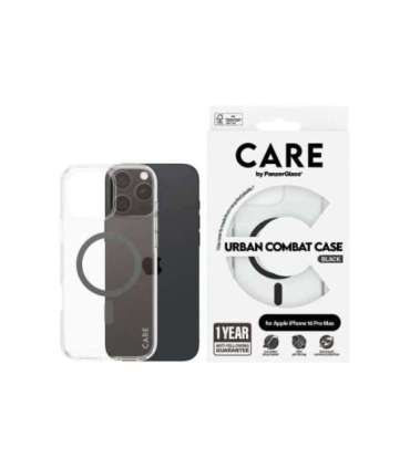 CARE Flagship Case Back cover Apple iPhone 16 Pro Max Recycled plastic Transparent MagSafe