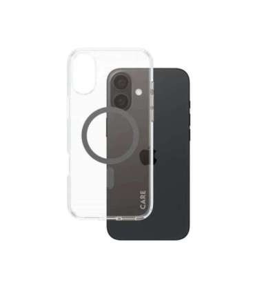 CARE by PanzerGlass Case Flagship Back protection Apple iPhone 16 Plus Recycled plastic Transparent/Black |