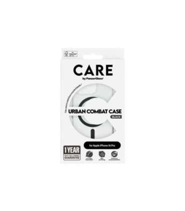 CARE Flagship Case Back cover Apple iPhone 16 PRO Recycled plastic Black MagSafe