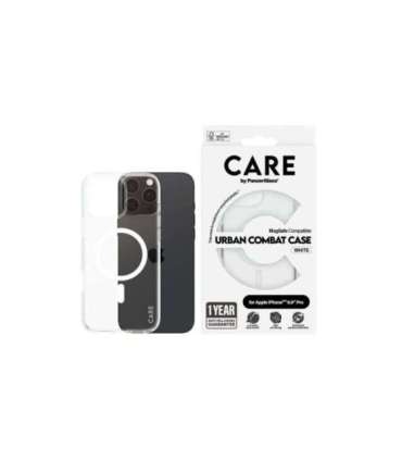 CARE Flagship Case Back cover Apple iPhone 16 Pro Max Recycled plastic White MagSafe