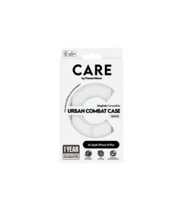 CARE by PanzerGlass Case Flagship Back protection Apple iPhone 16 Plus Recycled plastic White MagSafe