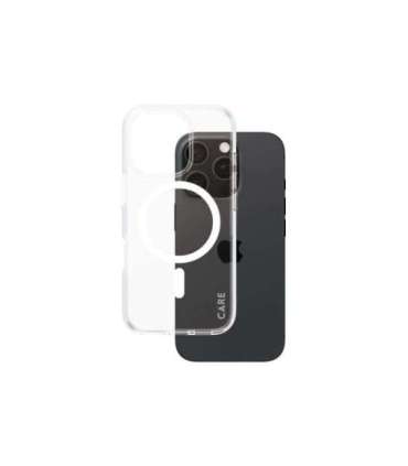 CARE Flagship Case Back cover Apple iPhone 16 PRO Recycled plastic White MagSafe