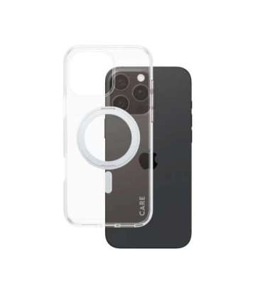 CARE Feature Case Back cover Apple iPhone 16 Pro Max Recycled plastic Silver Kickstand & MagSafe