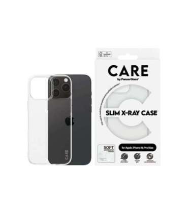 CARE Fashionable Case Back cover Apple iPhone 16 Pro Max Recycled plastic Transparent X-Ray Soft Basic