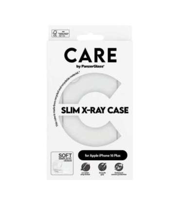 CARE by PanzerGlass Case Fashion X-Ray Soft Basic Back protection Apple iPhone 16 Plus Recycled plastic |