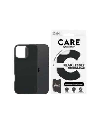 CARE Fashionable Case Back cover Apple iPhone 16 Pro Max Recycled plastic Black