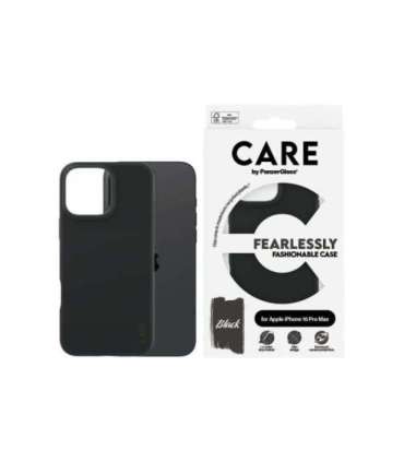 CARE Fashionable Case Back cover Apple iPhone 16 Pro Max Recycled plastic Black