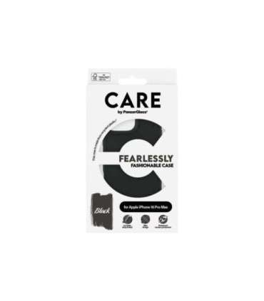 CARE Fashionable Case Back cover Apple iPhone 16 Pro Max Recycled plastic Black