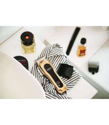Camry Hair clipper with LCD display CR 2844 Cordless Number of length steps 4 Gold