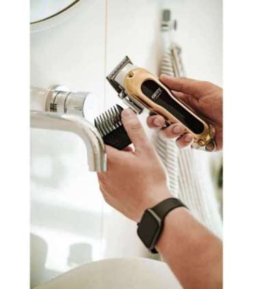 Camry Hair clipper with LCD display CR 2844 Cordless Number of length steps 4 Gold