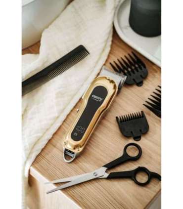 Camry Hair clipper with LCD display CR 2844 Cordless Number of length steps 4 Gold