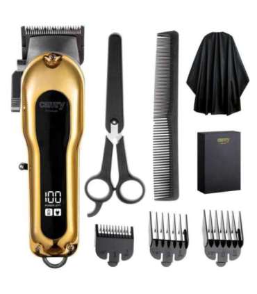 Camry Hair clipper with LCD display CR 2844 Cordless Number of length steps 4 Gold