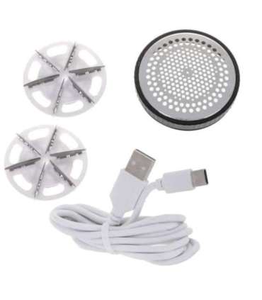 Adler Lint remover LCD AD 9618 White/Black Rechargeable battery