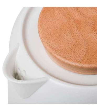 Adler Electric Kettle AD 1304 Electric 1200 W 1 L Ceramic 360° rotational base White