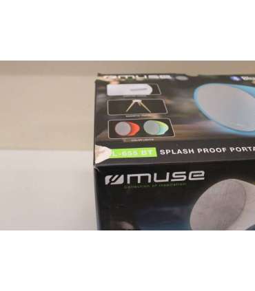 SALE OUT. Muse ML-655 BT Portable Bluetooth Speaker Muse Portable Bluetooth Speaker ML-655 BT DAMAGED PACKAGING,