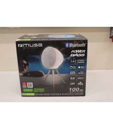SALE OUT. Muse ML-655 BT Portable Bluetooth Speaker Muse Portable Bluetooth Speaker ML-655 BT DAMAGED PACKAGING,