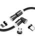 ColorWay Cable 3in1 (Lightning+MicroUSB+Type-C) Magnetic Rotation 540° 2.4А, 1m CW-CBUU037-BK