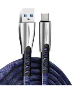 ColorWay Cable USB Type-C (Zinc Aalloy) 2.4А, 1m CW-CBUC012-BL