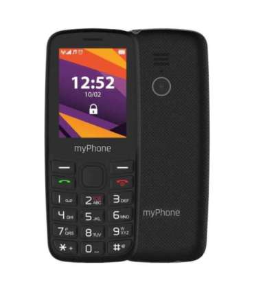 myPhone 6410 LTE Black 2.4 " TFT 64 MB 128 MB Dual SIM Nano SIM USB version Type-C Built-in camera |