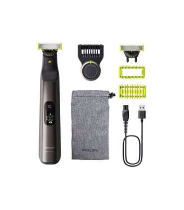 Philips Hair Trimmer for Face and Body QP6552/15 OneBlade Pro 360 Cordless Wet & Dry Number of length steps 20