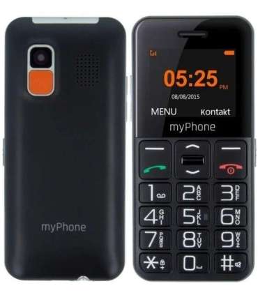 myPhone Halo Easy Black 1.77 " TFT 24 MB 32 MB Single SIM Bluetooth Main camera resolution 0.3 MP 1000