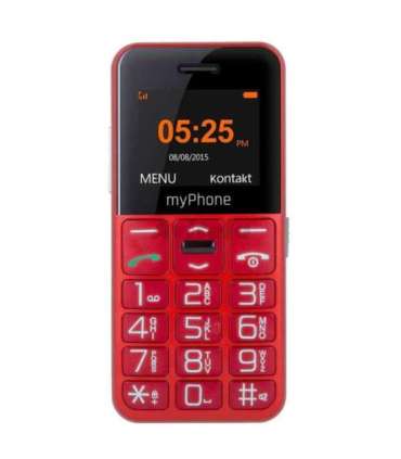 myPhone Halo Easy Red 1.77 " TFT 24 MB 32 MB Single SIM Bluetooth Main camera resolution 0.3 MP 1000