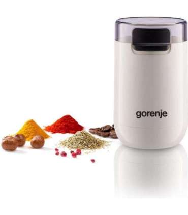 Gorenje Coffee Grinder SMK150SW 150 W Coffee beans capacity 45 g Lid safety switch White