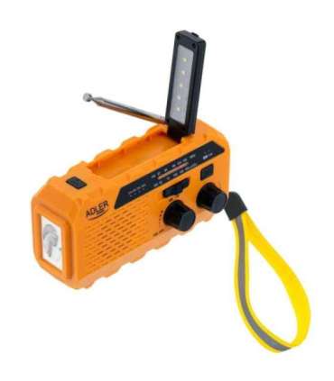 Adler Portable radio with flashlight AD 1197 Alarm function