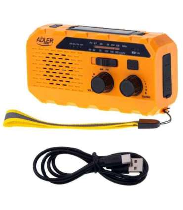 Adler Portable radio with flashlight AD 1197 Alarm function